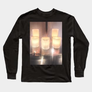 Peaceful with Candles Long Sleeve T-Shirt